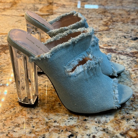 💙DENIM MULES 🖤💗 - Picture 9 of 12